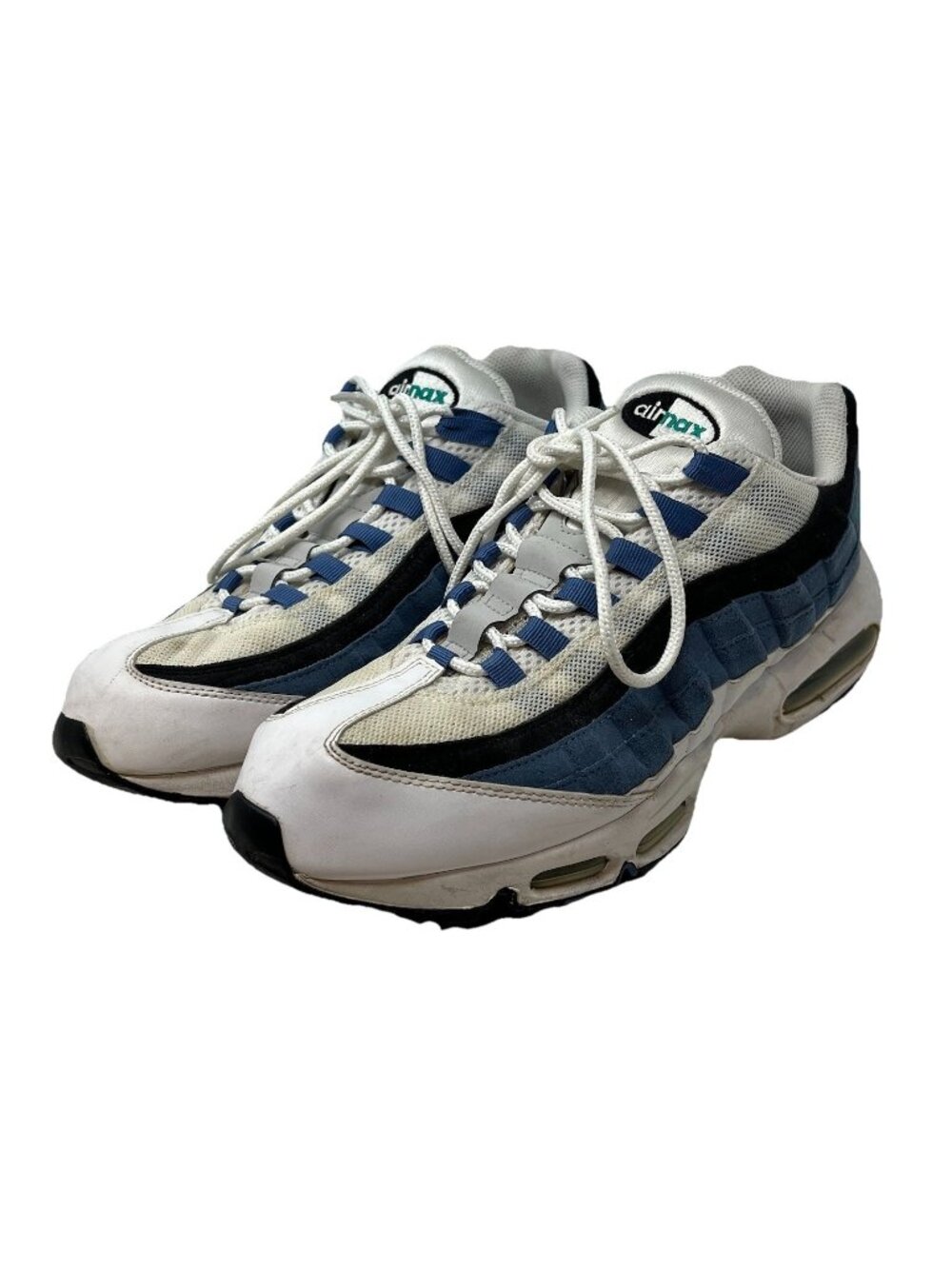 Nike Air Max 95 Men's 12 Retro Throwback Sneakers 2009 609048-102 1995 Emerald